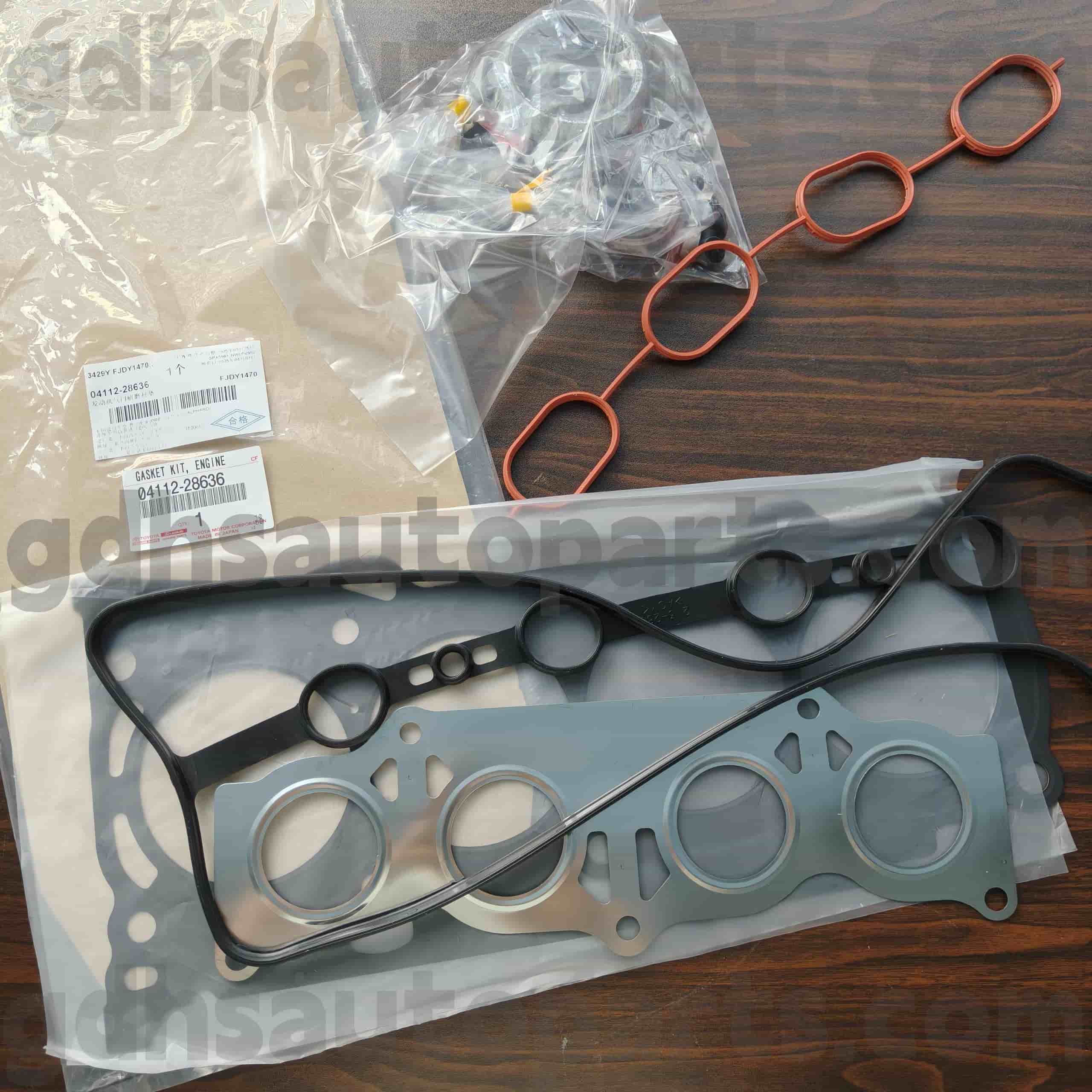 04112-28636 Toyota valódi alkatrészek motoros hangkészlet a Previa/Tarago számára, becslés, Alphard
