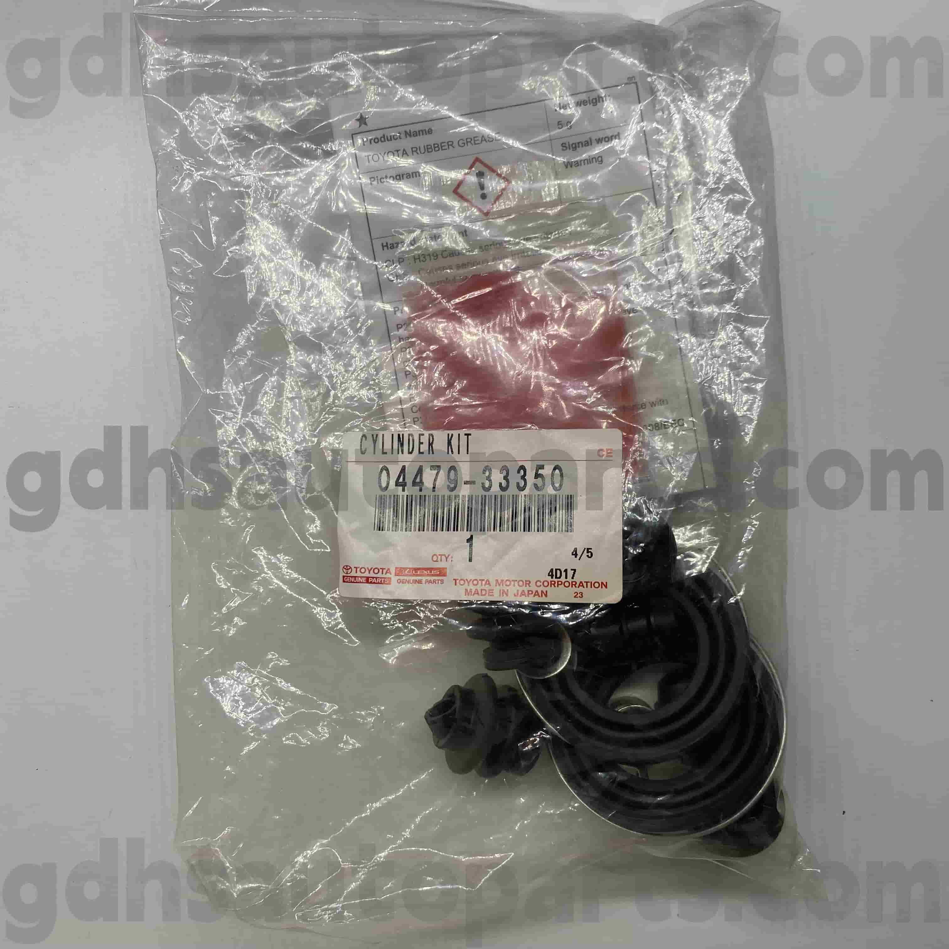 04479-33350 Toyota valódi alkatrészek hátsó fékhenger javító készlet a Harrier/Hybrid, RAV4, Mark X Zio alváz no. ACV40 GSV40 ACA3# AS
