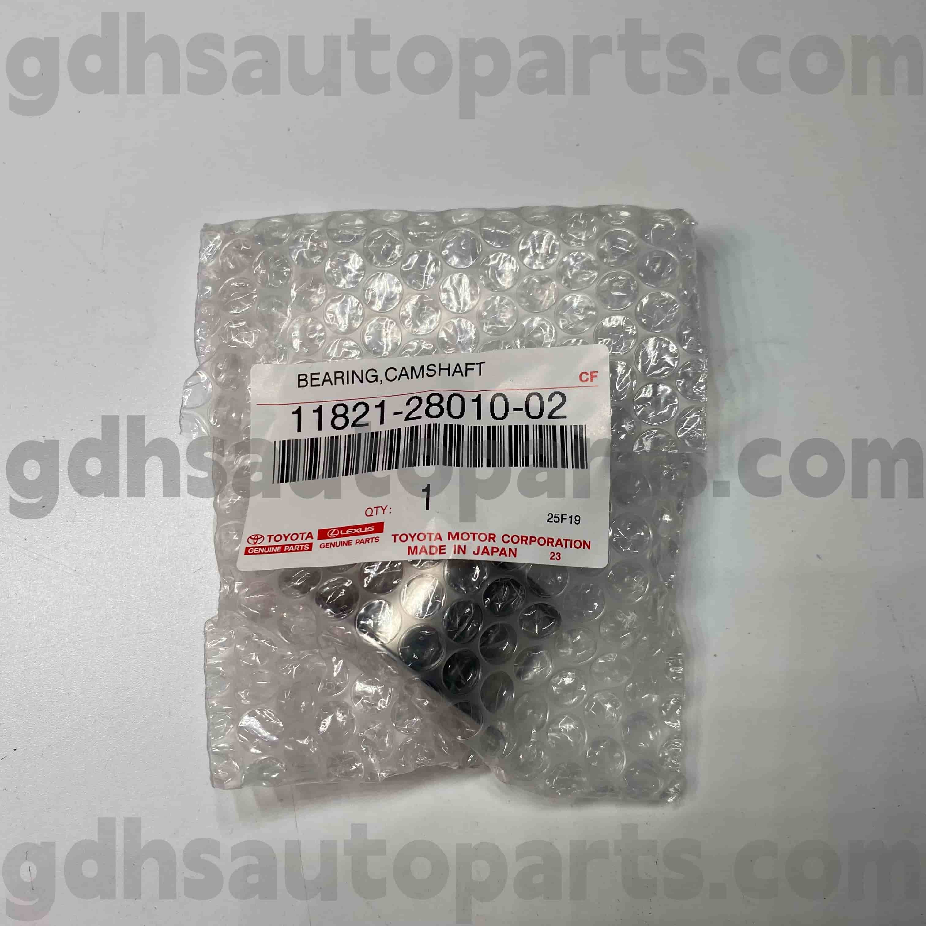 11821-28010-02 Eredeti Toyota alkatrészek Vezérműtengely csapágy AVENSIS, RAV4, TACOMA alvázhoz NO.ACV# ACR# GRJ