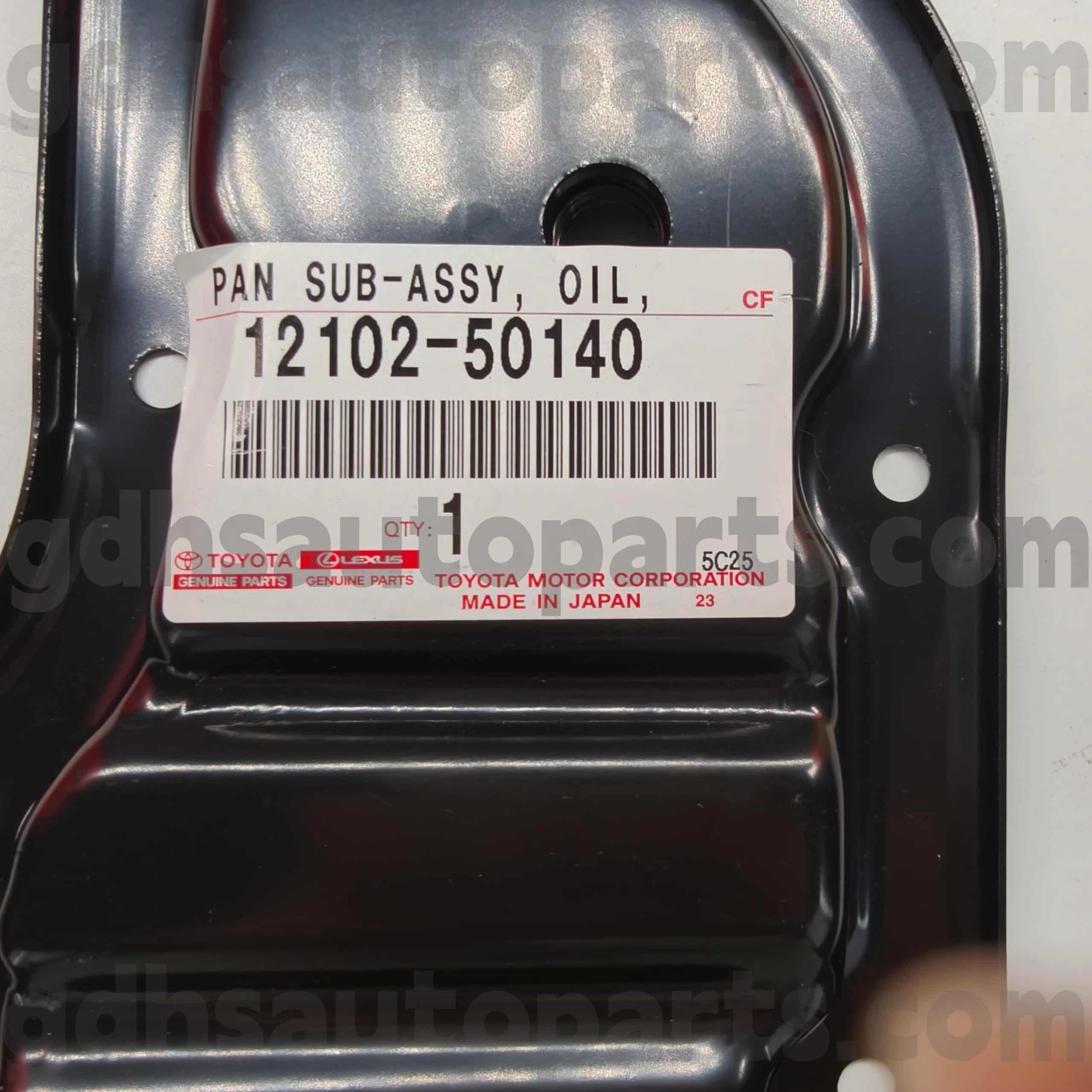 12102-50140 Eredeti Toyota alkatrészek olajteknő LAND CRUISER alváz NO.2UZFE UZJ200