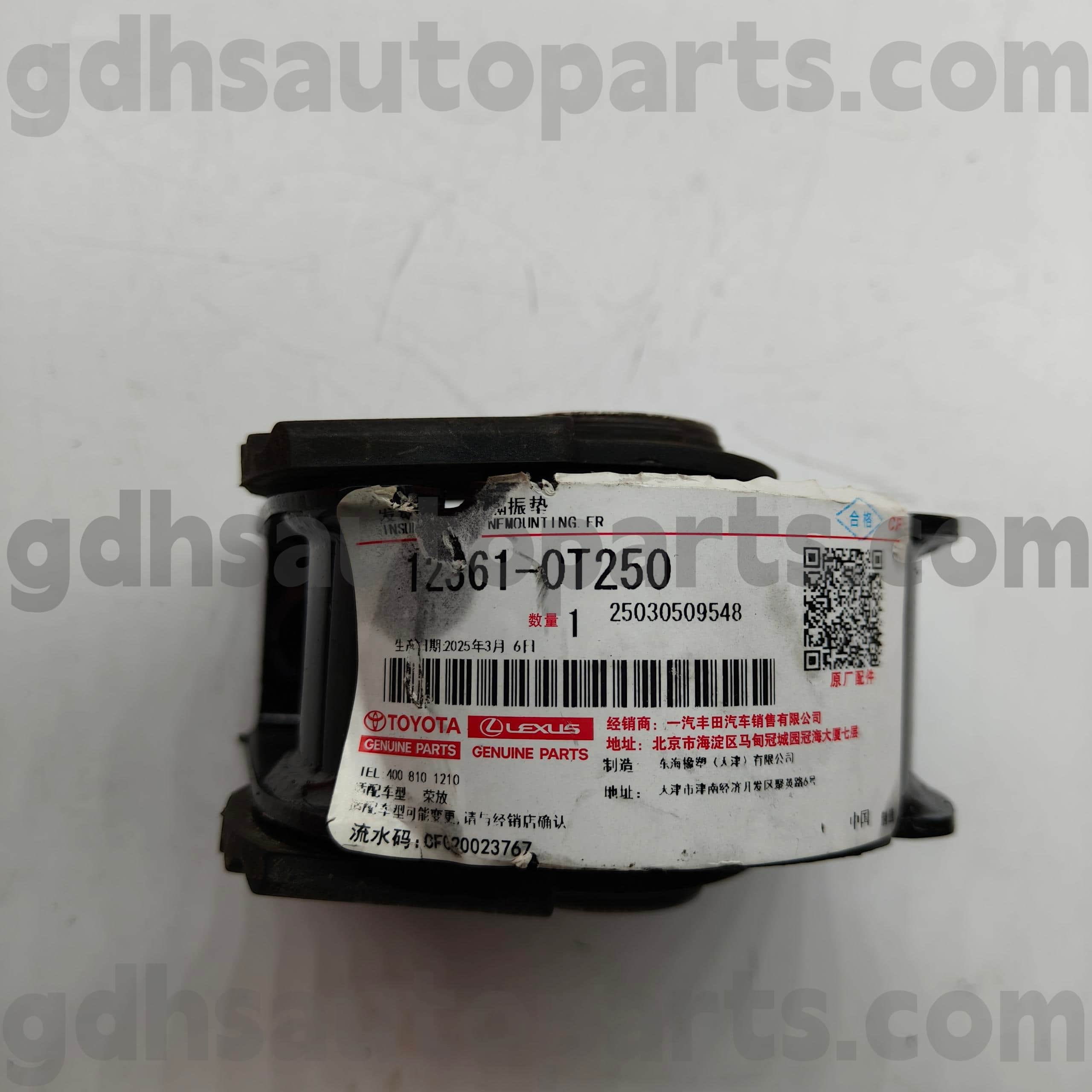 12361-0T250 Eredeti Toyota alkatrészek Első motortartó RAV4 alvázhoz NO.ZSA4#