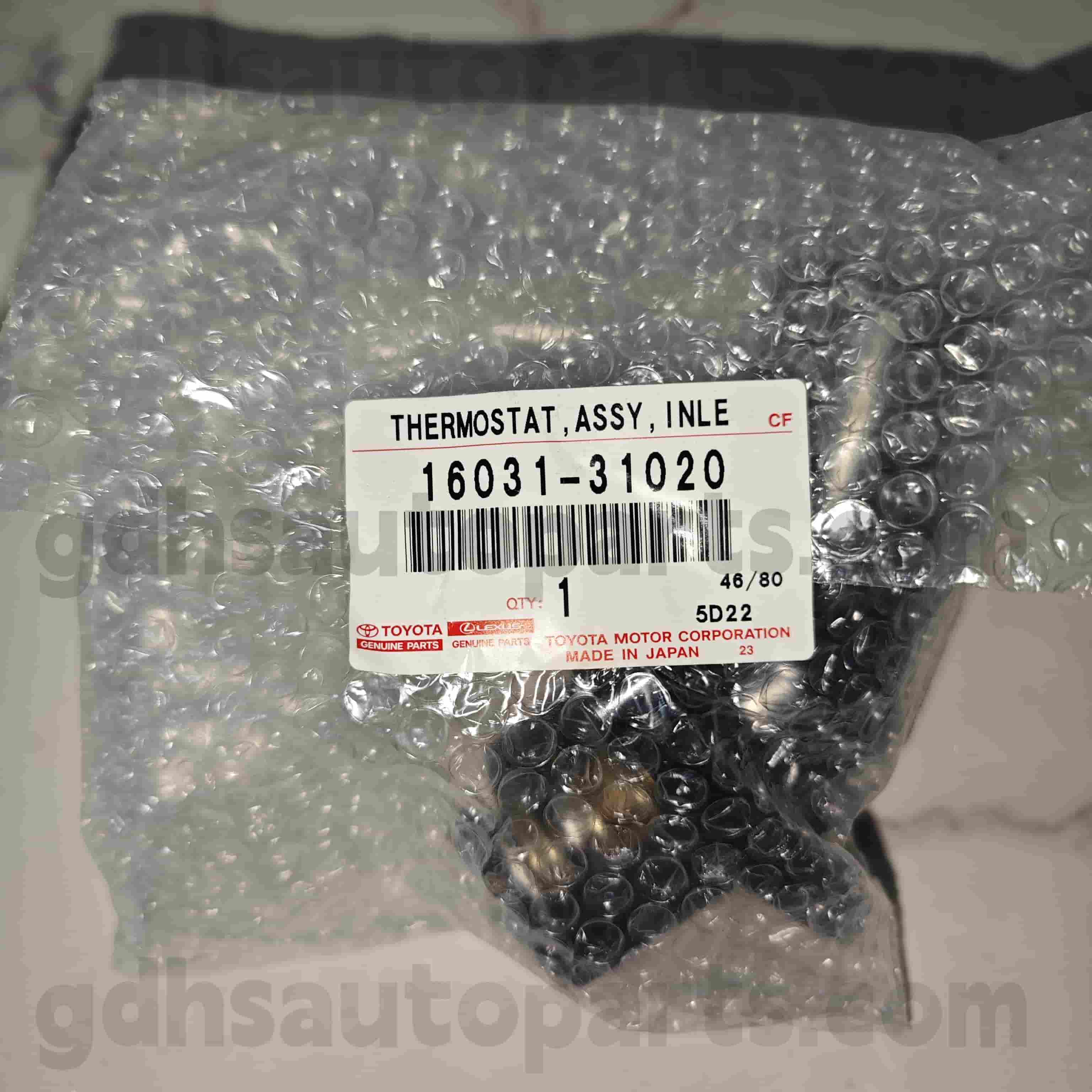 16031-31020 Toyota valódi alkatrészek termosztát a Lexus GS30/35/43/460 、 korona/hibrid alváz no. 3grfe..GRS202