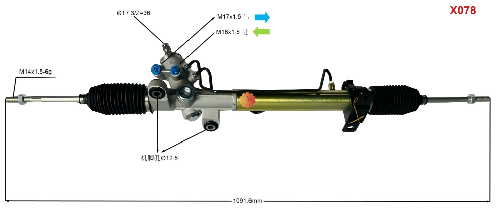 44200-12760 Autókormánymű