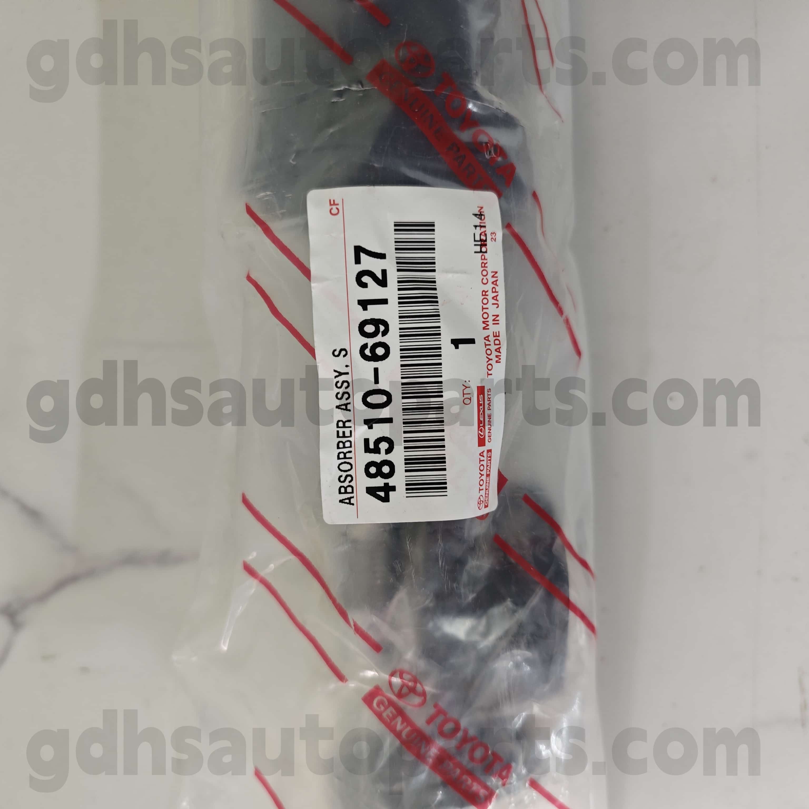 48510-69127 Toyota valódi alkatrészek Jobb első rugós szerelvény a Land Cruiser számára 、 Land Cruiser 100 、 Lexus LX470 alváz száma. HDJ101, UZJ100