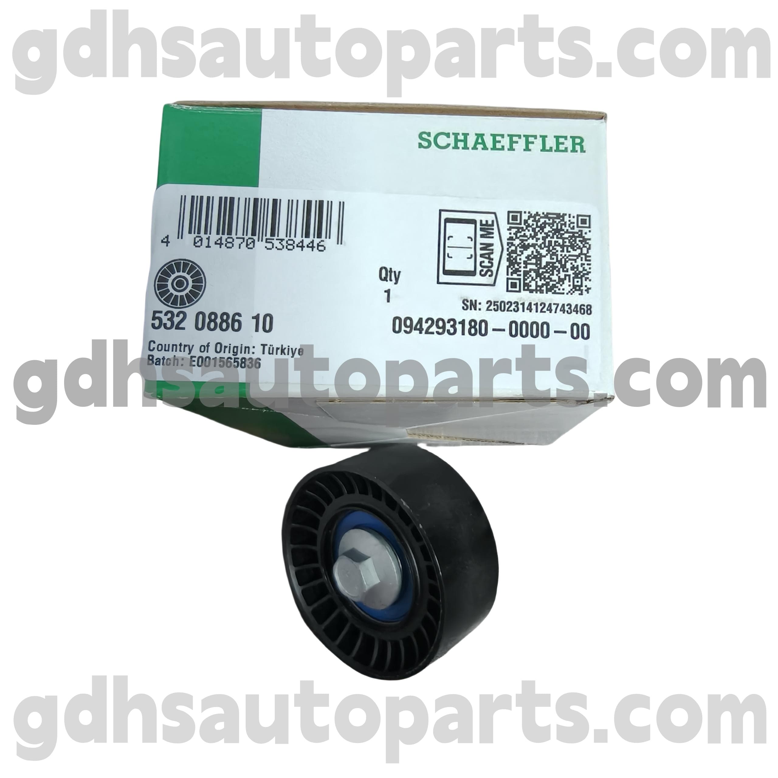 5320886100 Schaeffler Ina vezérműszíj -szíjtárcsa a Range Rover Velar számára. LR073726