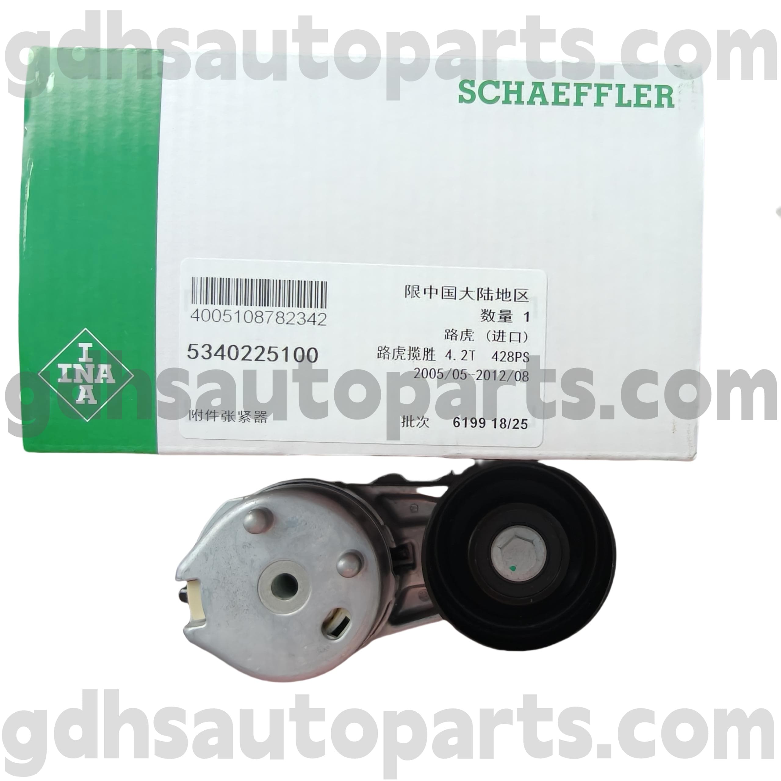 5340225100 Schaeffler Ina meghajtó öv feszítője a Range Rover Sport számára, Range Rover OE No. PQG500030