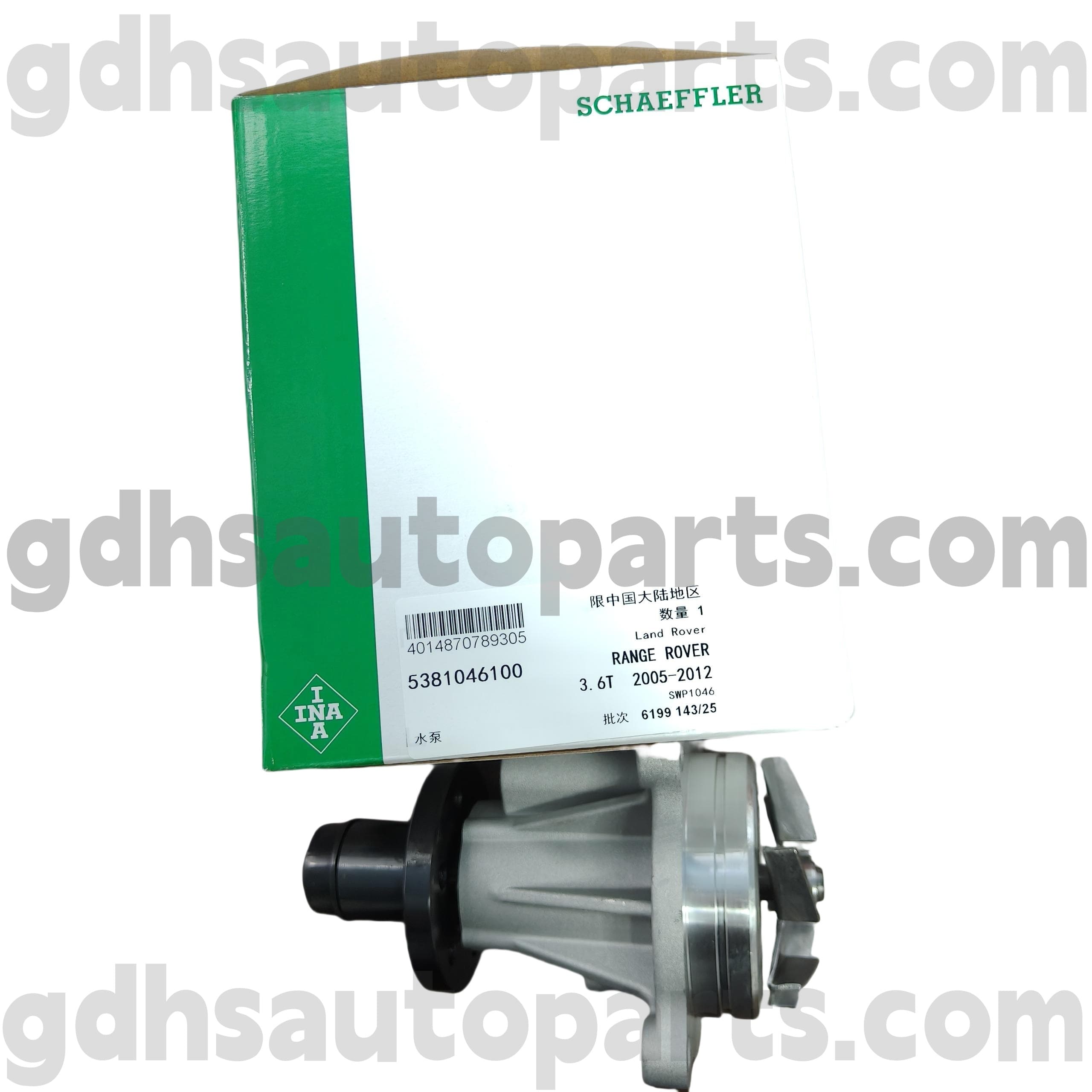 5381046100 Schaeffler Ina vízszivattyú a Range Rover számára, Range Rover Sport OE No. LR008863