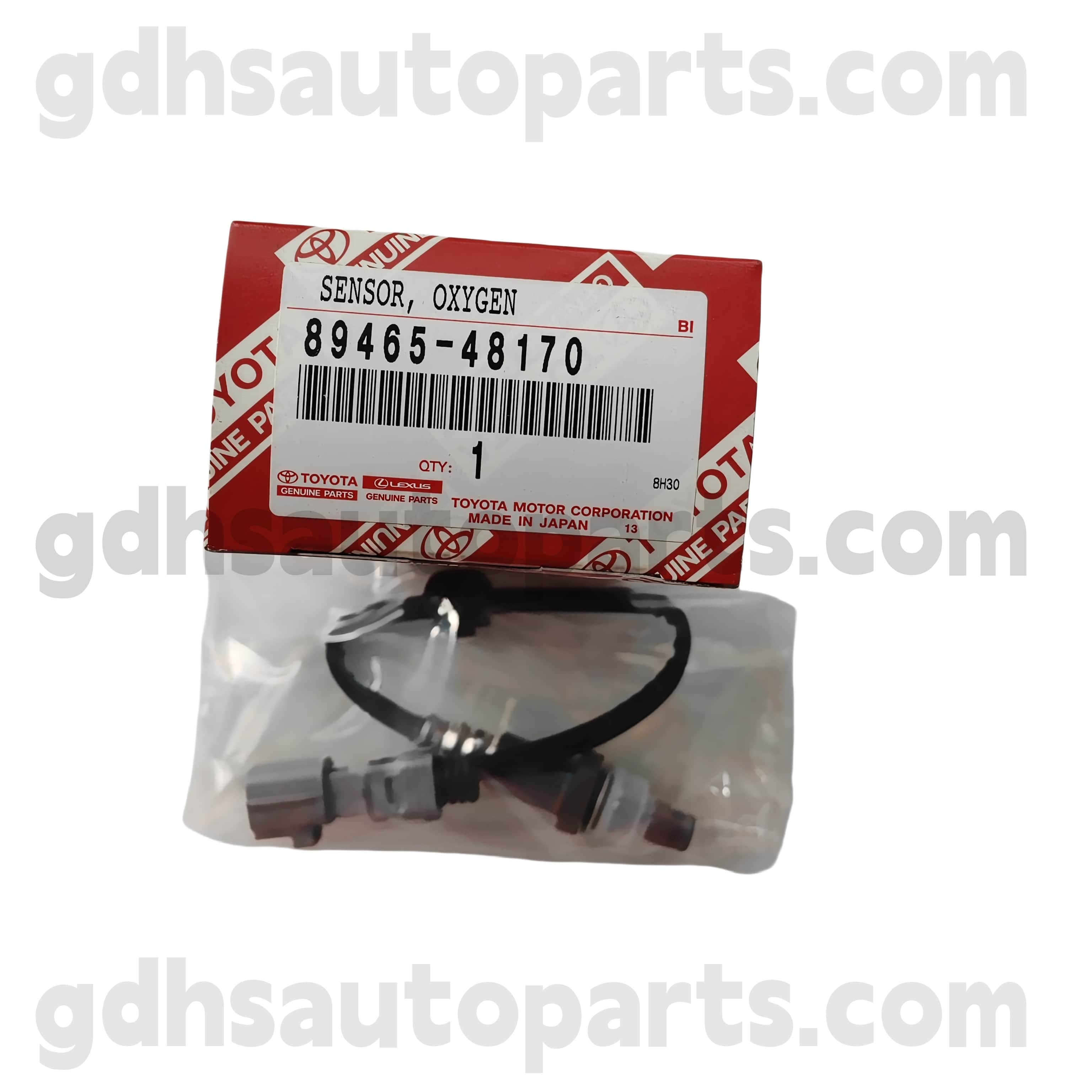 89465-58130 Toyota valódi alkatrészek hátsó oxigénérzékelője az Alphard/Vellfire/HV alvázszámhoz. GGH20..RHD